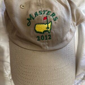 The Masters golf tournament signature cap 2012